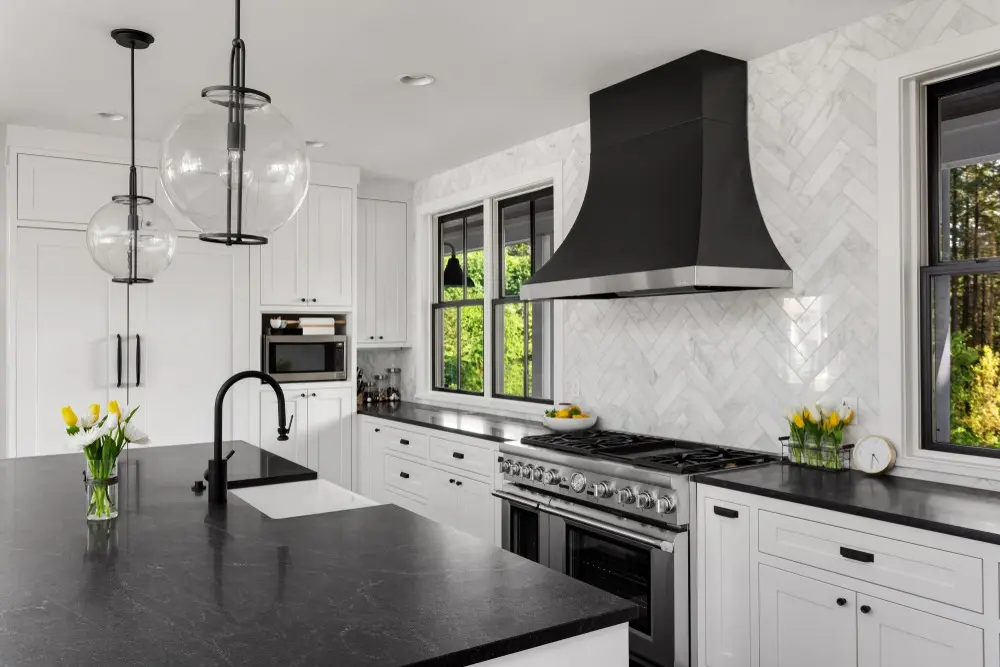 Black Quartz Worktops
