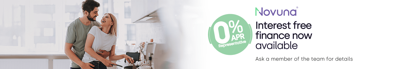 Novuna Interest free finance now available, ask a member of team for detail. 0% APR Representative. Ask a member of the team for details.